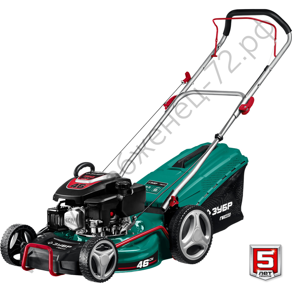 ЗУБР 460 мм, 4.5 л.с., бензиновая газонокосилка (ГБ-460)