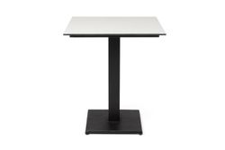 "Каффе" стол из HPL квадратный 64х64см, цвет молочный