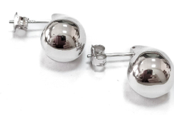 Серьги -пусеты из серебра 925 пробы.