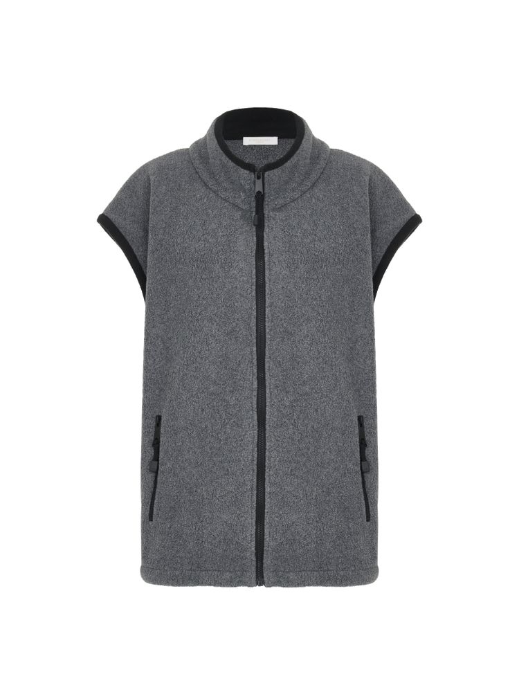 Жилет на молнии Grey,серый