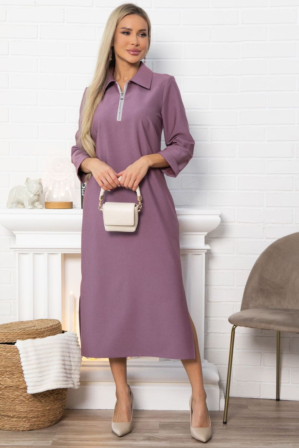 Платье Лоуренс НЬЮ (лиловое) П14875-18М LT Collection