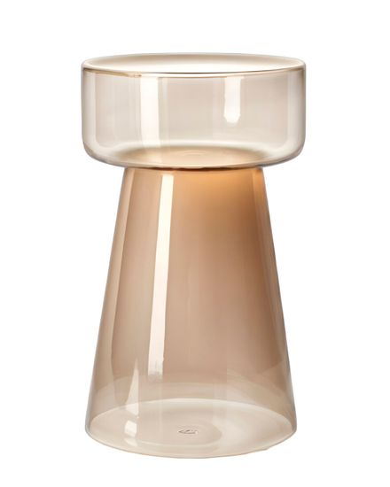 Серо-коричневый приставной столик “Флумс”