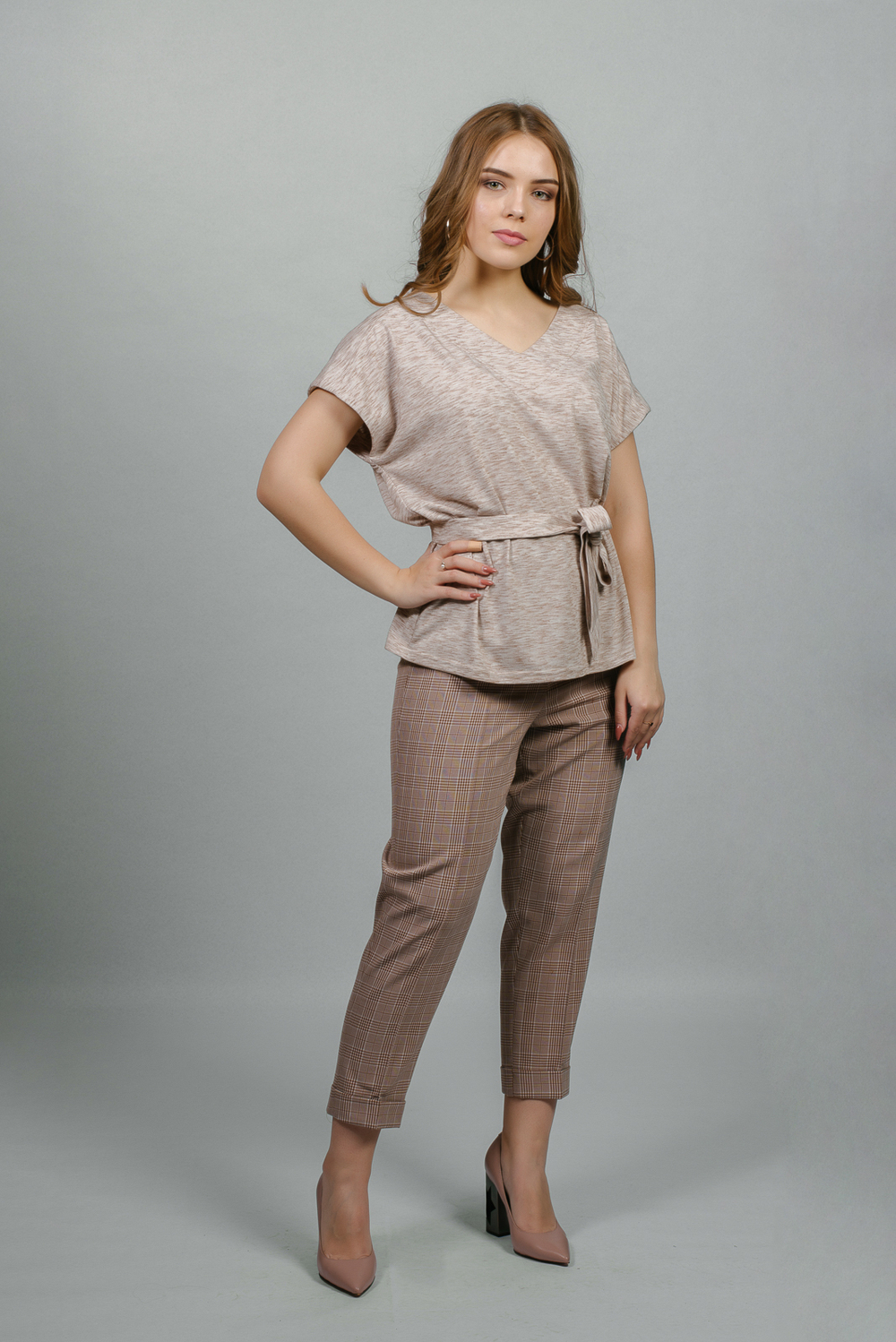 Туника 2921АП, бежевый #95Б032921АП