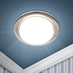 KL70 СН /1 Светильник ЭРА под лампу Gx53 тонкий, 220V, 13W, хром | Встраиваемые светильники Для ламп GX53