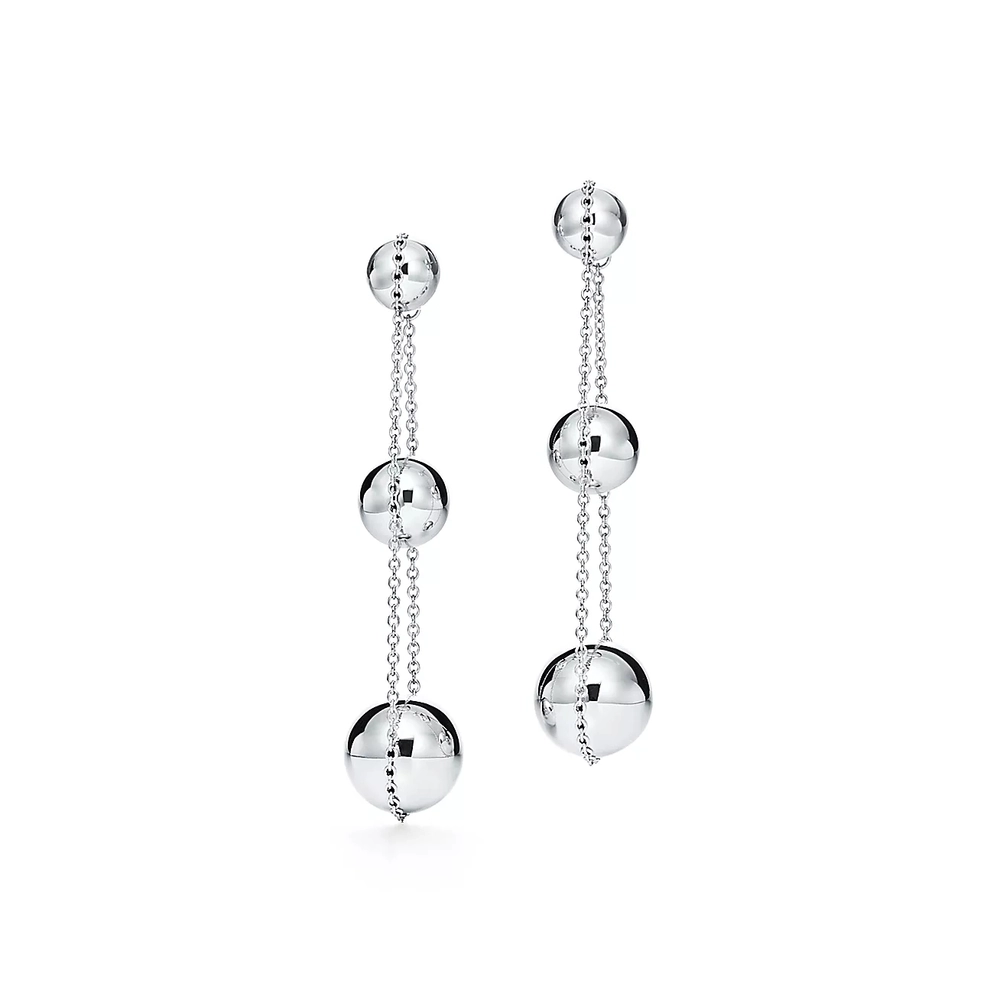 Серьги из серебра 925, Tiffany 💠 тройные капли 💦