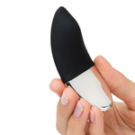 Чёрный вибромассажёр в трусики 8,9см с пультом ДУ Fifty Shades of Grey Relentless Vibrations Remote Panty Vibrator