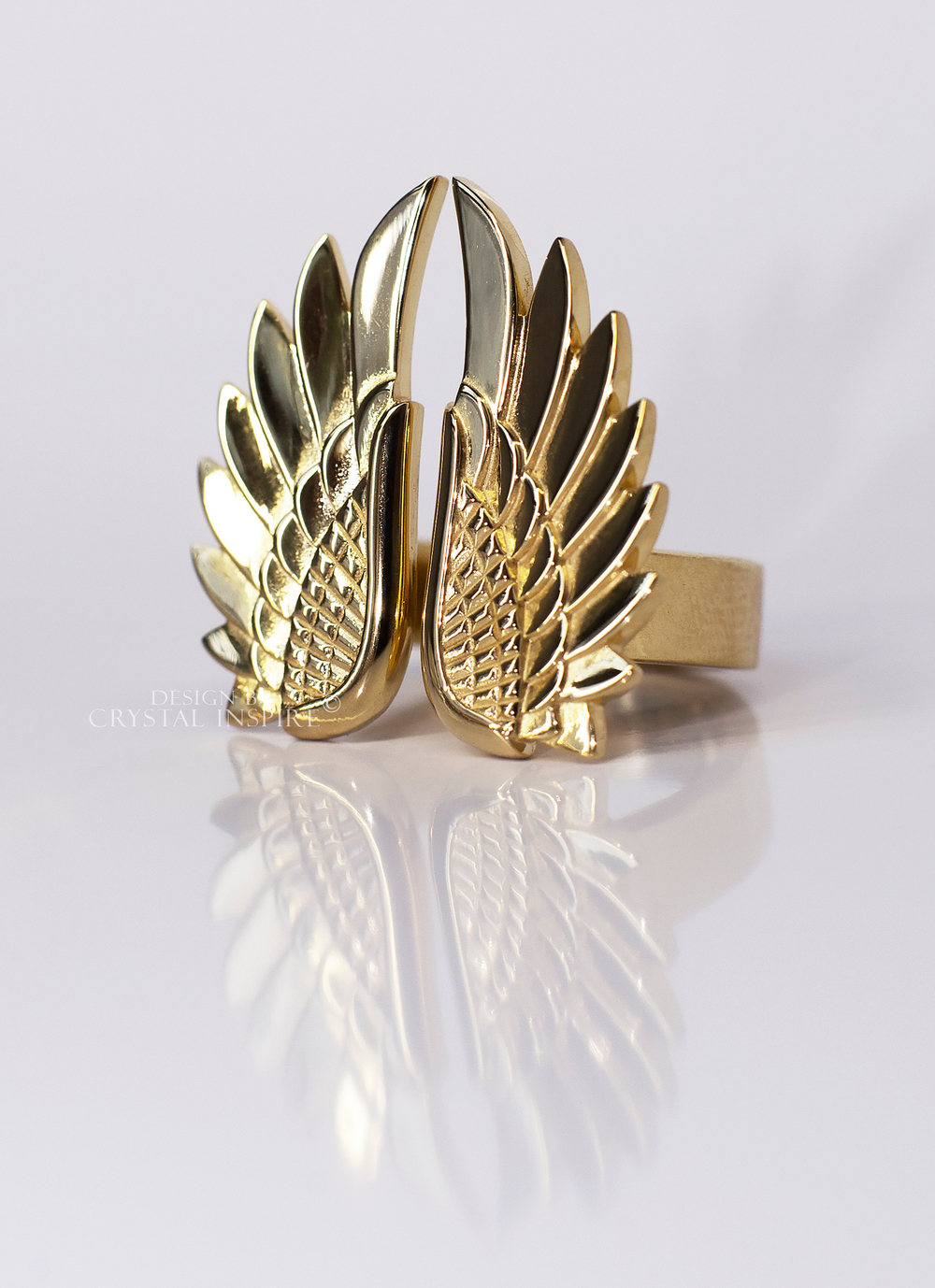 Кольцо — Крылья & Gold