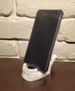 Оригинальная подставка держатель для телефона челюсть, белая