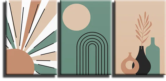 Модульная картина "Абстракция. Минимализм"