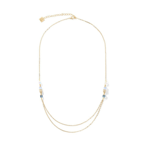 Колье Coeur de Lion Gold-Blue 5064/10-0716 цвет синий, золотой