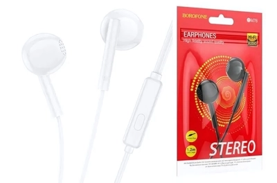 Гарнитура Borofone BM76 для мобильных устройств белый