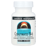 Source Naturals, Coenzymated™, витамин B6, 100 мг, 60 таблеток