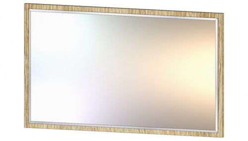 Зеркало Виктория Дуб Сонома / Белое дерево