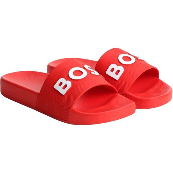 Hugo Boss Logo Slipper 'Red'