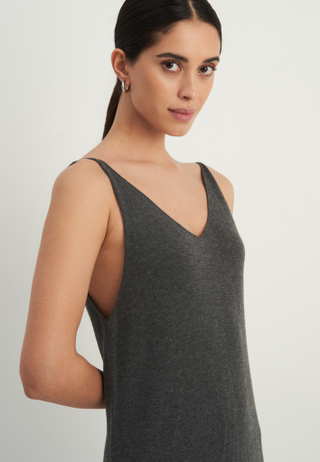 Платье NARINA, серый меланж