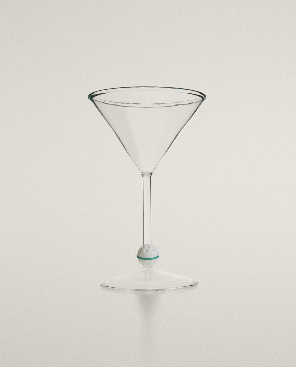 Zara Home бокал из боросиликатного стекла, цвет зелёный, 16 см · 8320/401