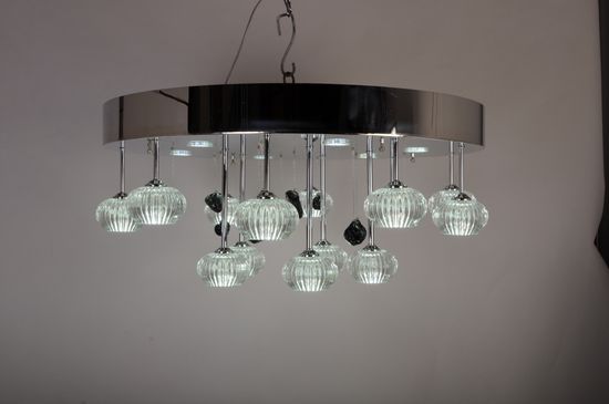 Люстра потолочная MANNE PL.7447-15+6(CR) d80