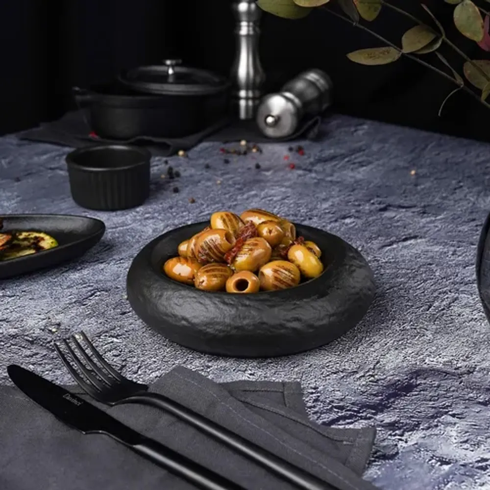 Блюдо круглое d 15 см h4 см Black Raw Stellar P.L. Proff Cuisine [4]