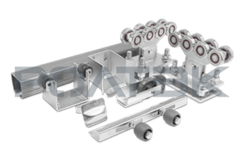 КОМПЛЕКТУЮЩИЕ (ФУРНИТУРА) ДЛЯ ИЗГОТОВЛЕНИЯ ОТКАТНЫХ ВОРОТ ЭКО 7(ШИРИНА ПРОЕМА ДО 5М ВЕС ДО 500 КГ)
