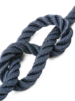 Канат крученый Петроканат ШВАРТОВЫЙ 14,0 мм, синий, 3000 кг, 9 м, евромоток