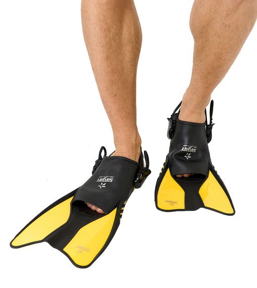 Ласты регулируемые Sargan Релакс желтые