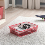 Стеллаж - IKEA TROFAST, 46х30х94 см, белый/ярко-красный, ТРУФАСТ ИКЕА