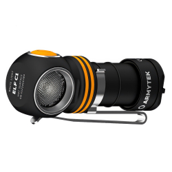Налобный фонарь Armytek Elf C1 USB-C — надёжная конструкция из авиационного алюминия с ударопрочностью при падении с 10 метров
