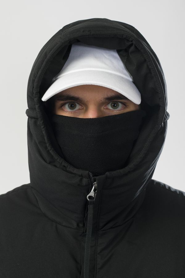 Пуховик Puffed Long Черный - фото 9