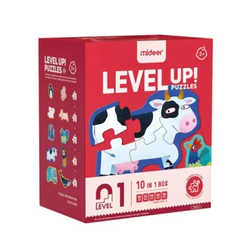 Развивающий пазл "Милые зверята" 1 уровень