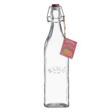 Kilner Бутылка Clip Top квадратная 1 л