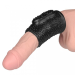 Эрекционное кольцо с вибрацией Lovetoy Knights Ring Drip черная