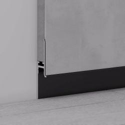 Профиль PLINTUS-FANTOM-H20-2000 BLACK (Arlight, Алюминий) 043618