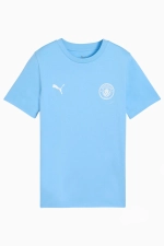 Футболка Puma Manchester City 25/26 FtblEssentials Tee Junior - голубой