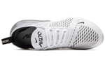 Nike Air Max 270 retro lightweight wear-resistant non-slip low-top air cushion casual running shoes women's white and black