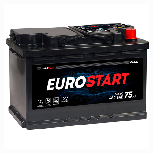 Аккумулятор EUROSTART Blue (75Ah, 660A, L+) EB751