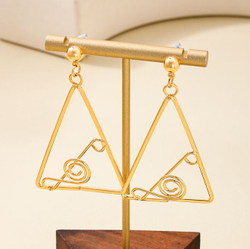 Серьги "Геометрия звука"