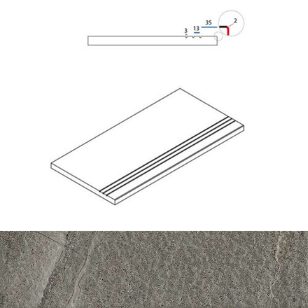 Фронтальная ступень CONTEMPORA X2 CARBON BOR. GRIP (620090000235)