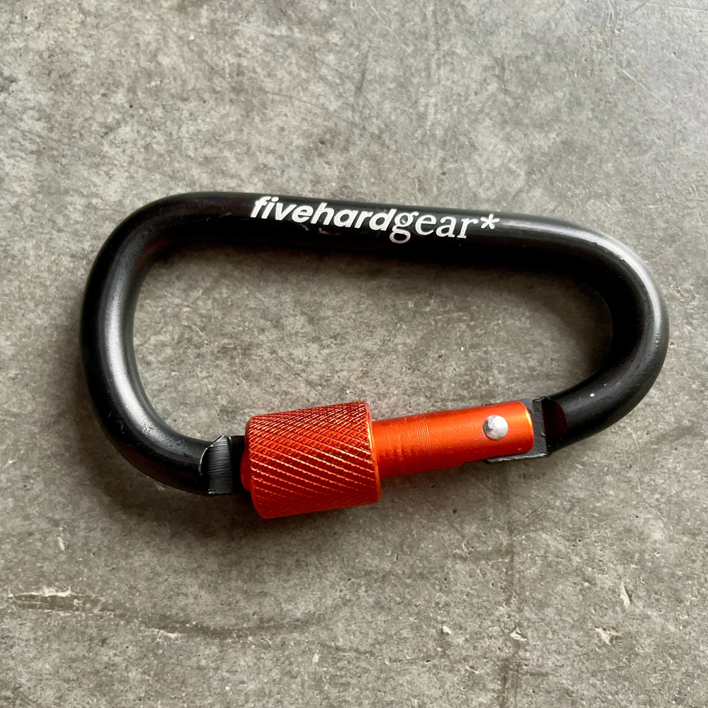 Карабин Five Black/orange carabiner
