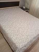 Покрывало жаккардовое двухстороннее Нежность 165-18 беж, серый 1,5 (150х200)