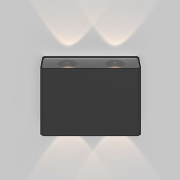 Уличный настенный светодиодный светильник 4W 3000К O433WL-L4GF3K графит Show Maytoni