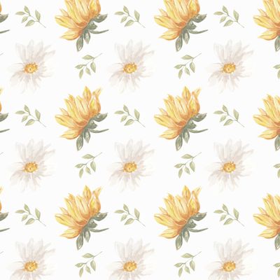 Подсолнухи и ромашки