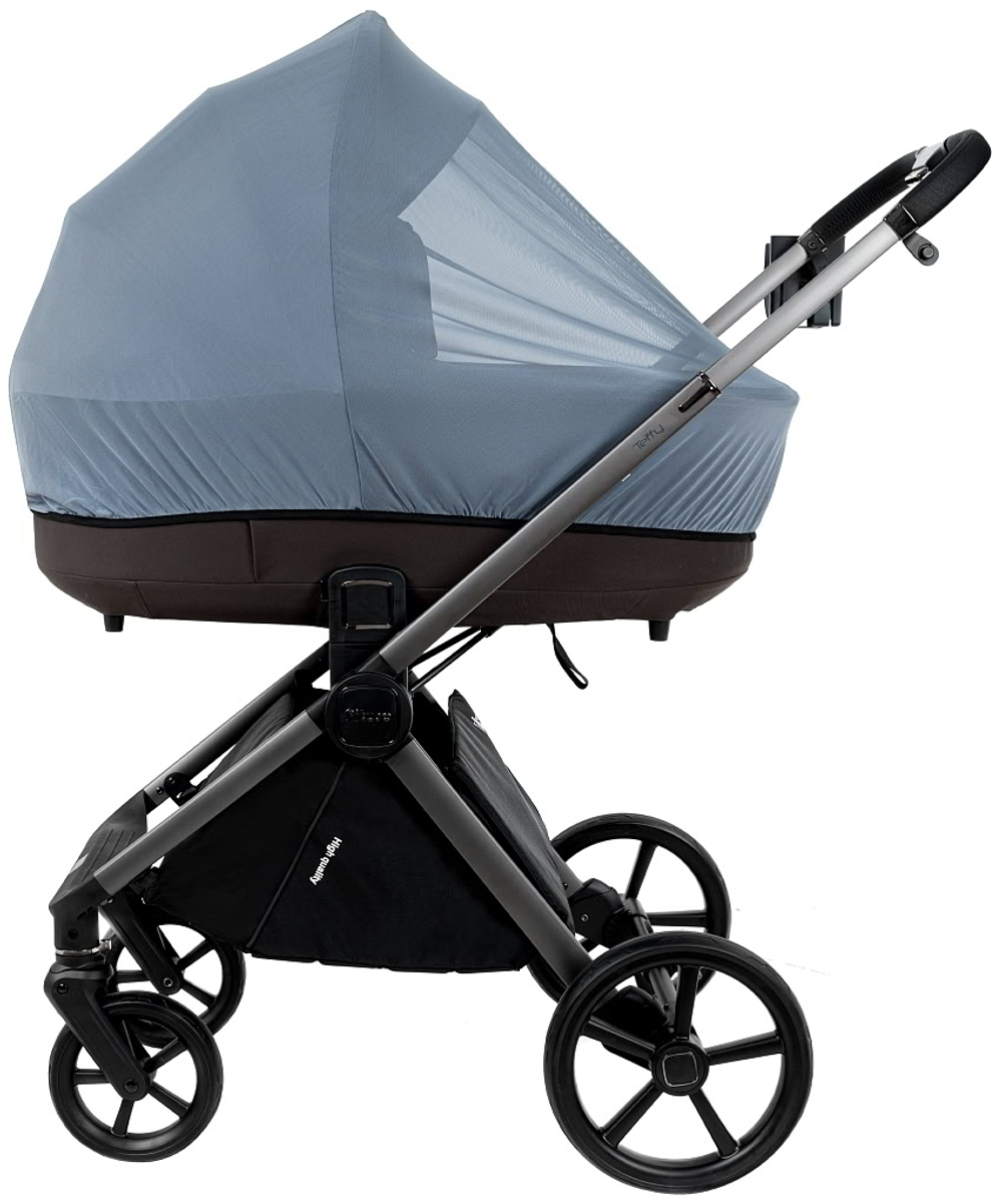 Детская коляска Pituso Teffy 4 в 1 с автокреслом Baesa Black с базой Turkish Coffee/Graphite