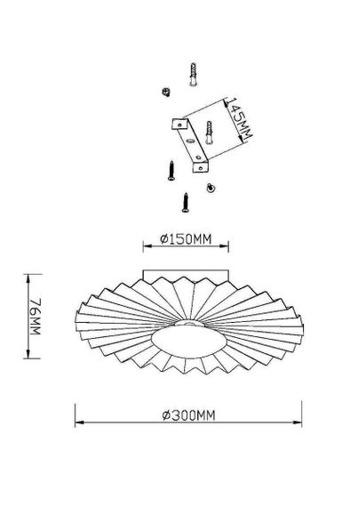 Настенный светодиодный светильник Maytoni Fiore MOD233WL-L11BS3K