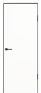 Двери межкомнатные L10 ABS 4 кромки пластик