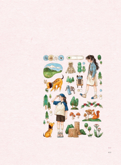 Forest Girl's 4. Colouring Book