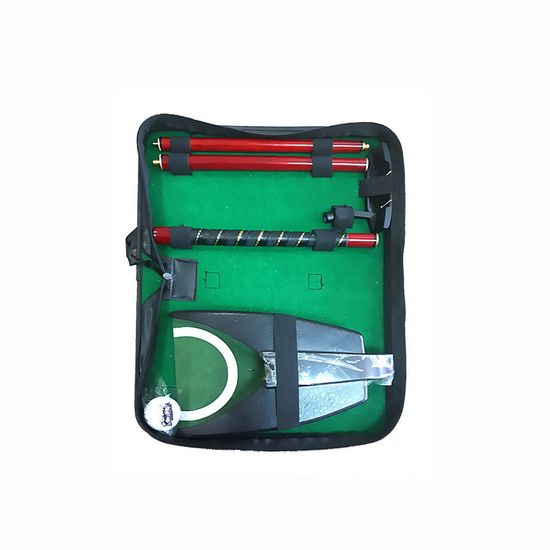 Набор для гольфа Partida c автоматической лузой в кожаном кейсе