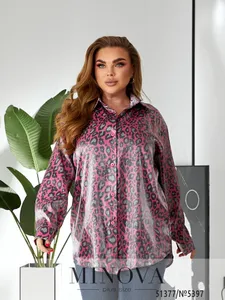 Рубашка 5397-малиновый Minova