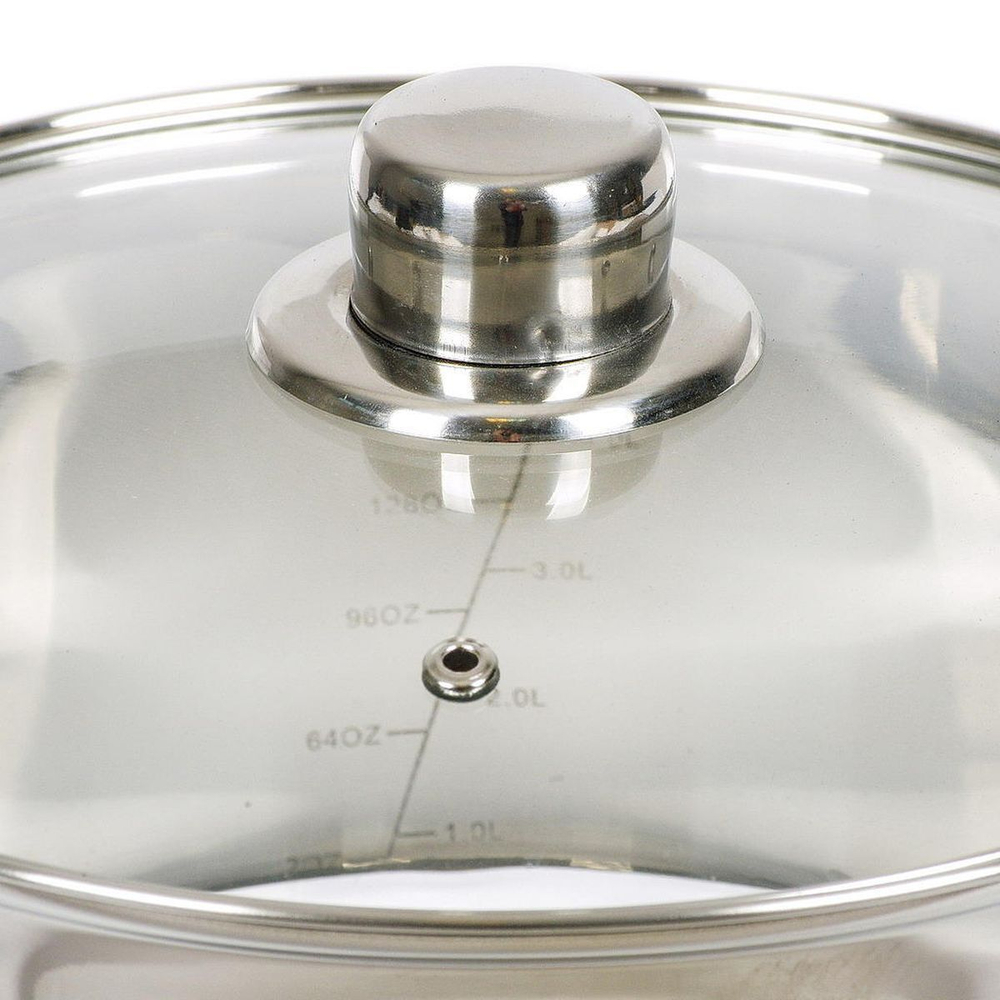 Кастрюля нерж, 6.5 л, с крыш, DNN3, SD-A17-24