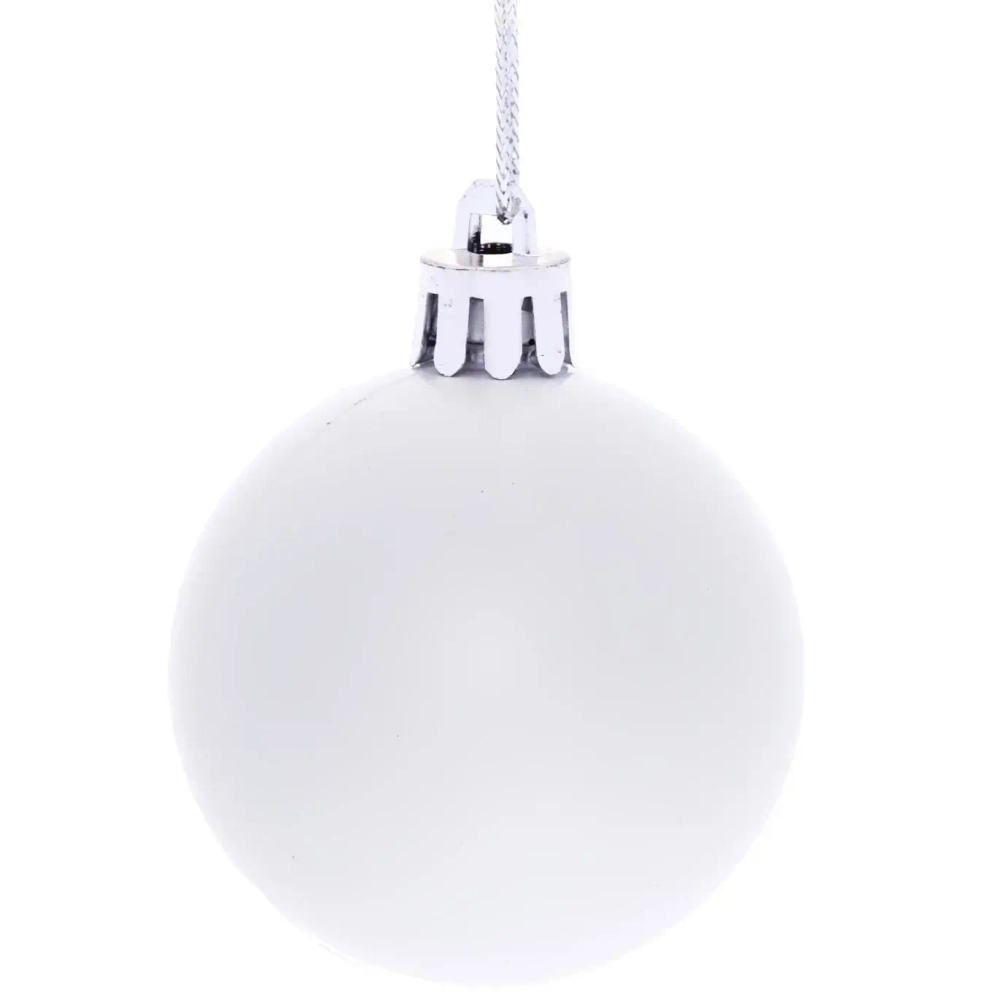 Новогодние шары 5 см (набор 4 шт) «Матовый», микс