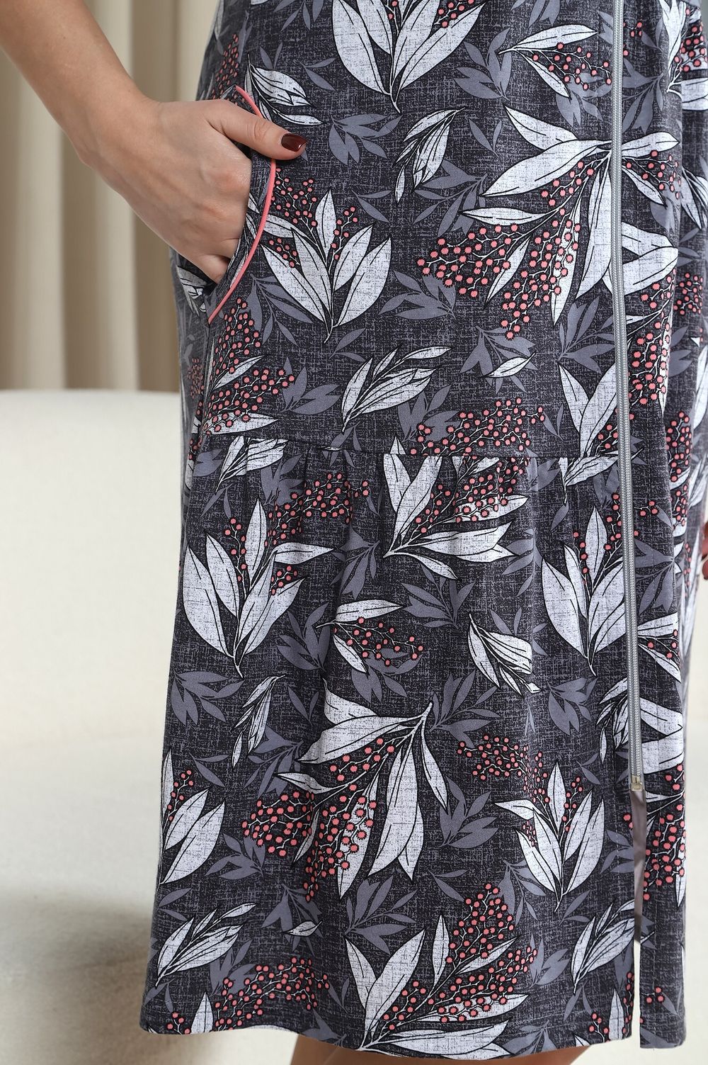 Халат Тара Виотекс СЕРЫЙ